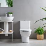 Baño con plantas